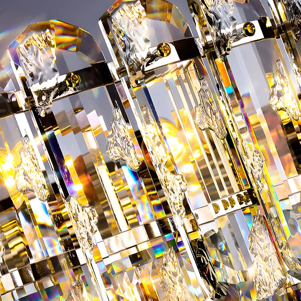 Zynella Postmodern Luxury Crystal Pendant Light for Living & Dining Rooms