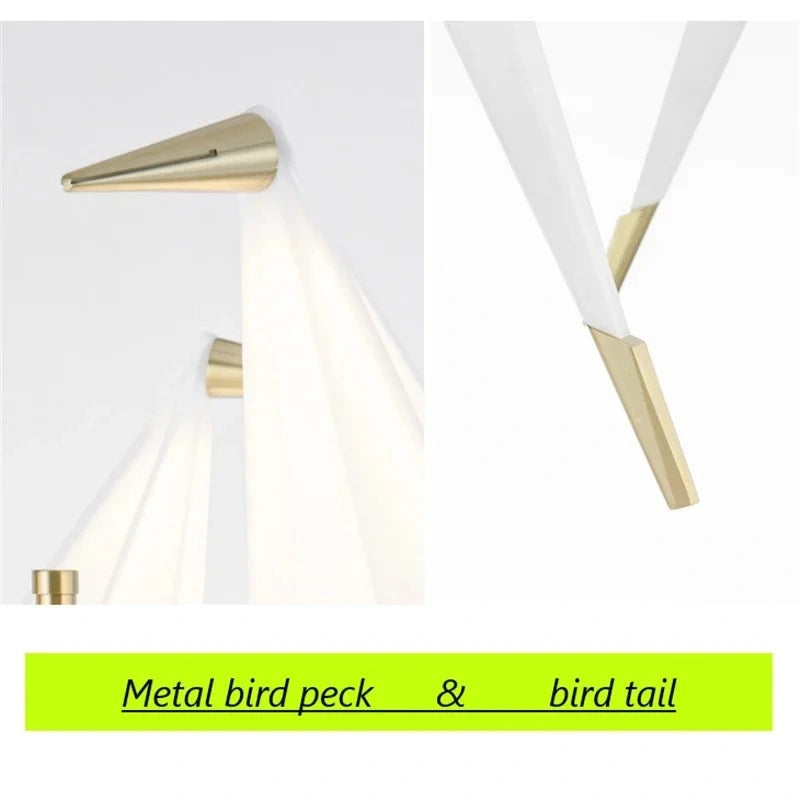 Nordic Acrylic Bird Floor Lamp