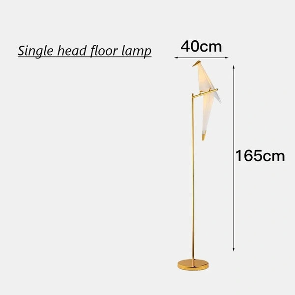 Nordic Acrylic Bird Floor Lamp