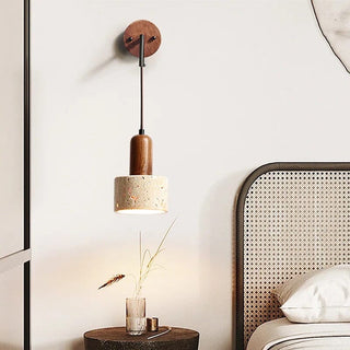 Tia Travertine Wall Lamp Modern  Luxury Marble Base Table Lamp