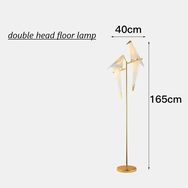 Nordic Acrylic Bird Floor Lamp