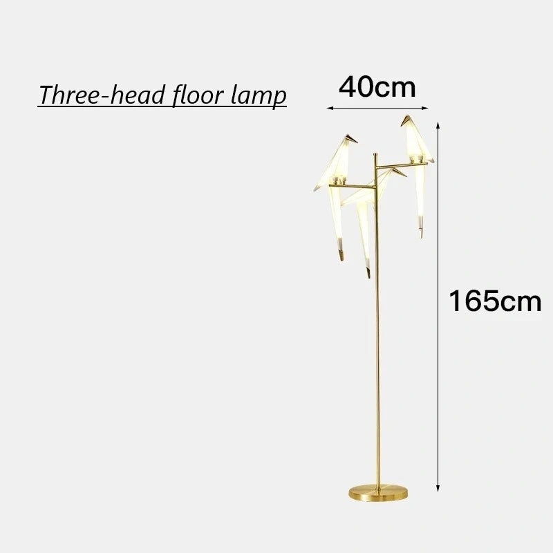 Nordic Acrylic Bird Floor Lamp