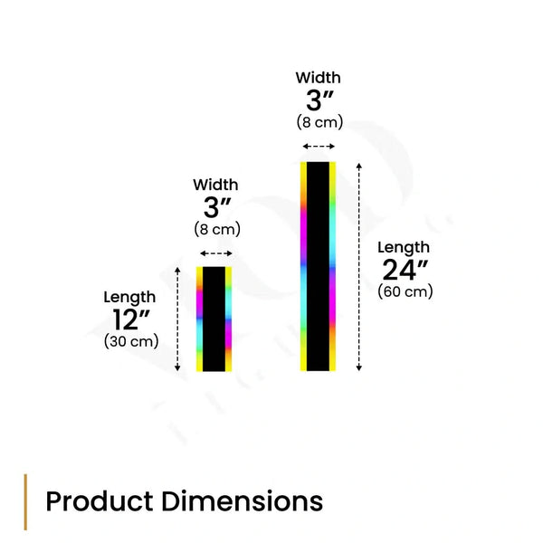 Zynella Chroma: Smart WiFi RGB Linear Outdoor Sconce (IP65 Waterproof)