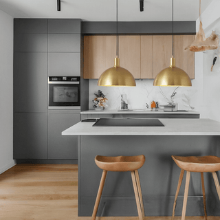 Zynella Brass Pendant Light Modern  Elegant Teardrop LED Pendant