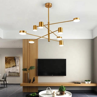 Nexus Pendant Modern  Vintage Brass Accent Lighting