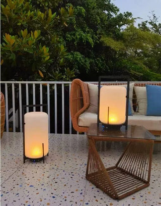 Modern Terrace Garden Outdoor Lights Modern  Rustic Industrial Hanging Lamp