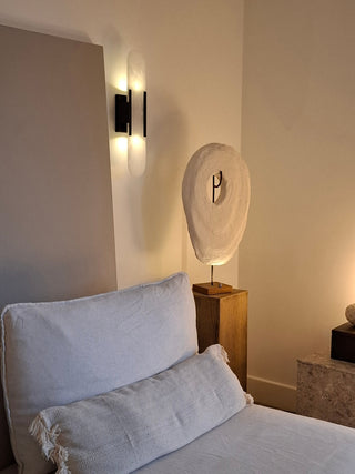 Royal Marble Wall Lamp Opulent Modern  Art Deco Inspired Illumination