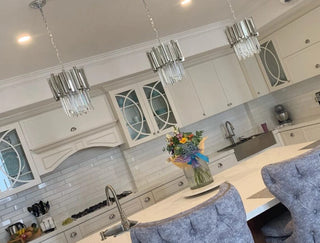 Elizabeth Crystal Pendants Modern  Opulent Multi-Tier Crystal Chandelier