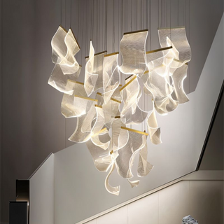Levya Chandelier Modern  Minimalist Round Flush Mount