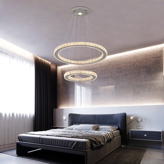 Sierra Ring Pendant Light Opulent Modern  Sleek Linear Suspension Light