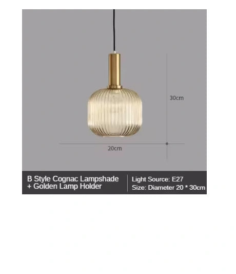 Liora Fluted Glow Pendant