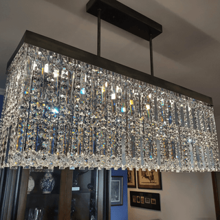Ovis Crystal Chandelier Luxurious Modern  Elegant Teardrop LED Pendant