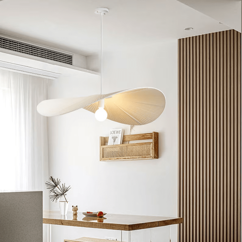 Charles Fabric Pendant Light Modern  Contemporary Crystal Statement Fixture - Zynella