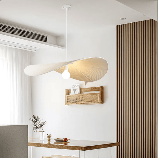 Charles Fabric Pendant Light Modern  Contemporary Crystal Statement Fixture - Zynella