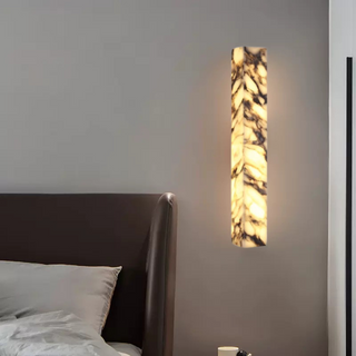 Mira Marble Minimalist Wall Light Modern  Art Deco Inspired Illumination