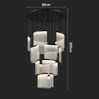 Aurelia Chandelier Modern  Ornate Antique Finish Fixture