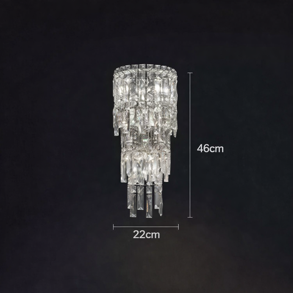 Crystal Rainfall Wall Lamp