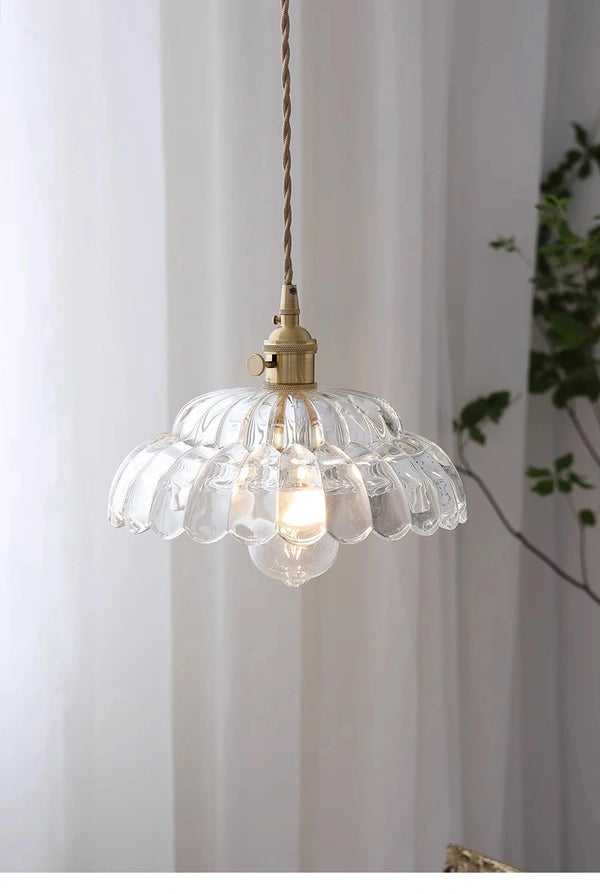 Zynella Petal Glass Pendant