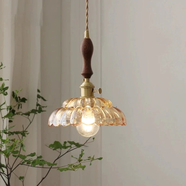 Zynella Petal Glass Pendant