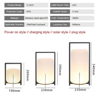 Modern Terrace Garden Outdoor Lights Modern  Rustic Industrial Hanging Lamp