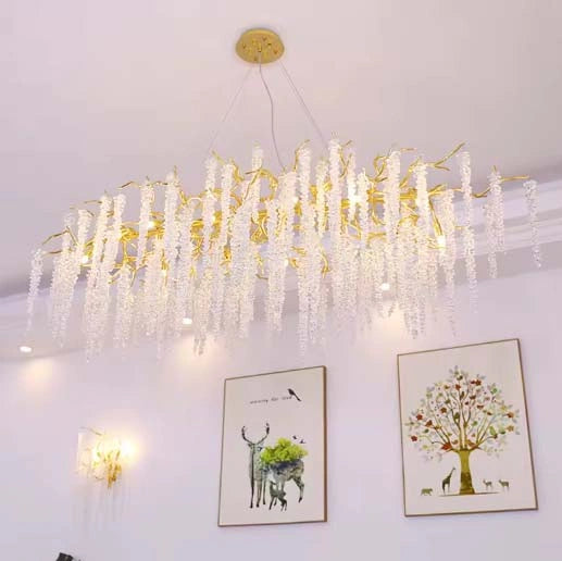 Zynella Tree Branch Crystal Chandelier