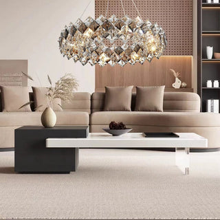 The Royal Ritz Chandelier Premium Modern  Luxury Gold Frame Light Fitting
