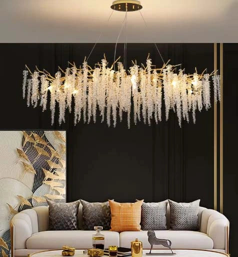 Zynella Tree Branch Crystal Chandelier