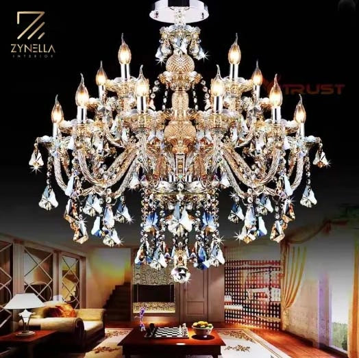 Zynella Italian K9 Candlestick Chandelier