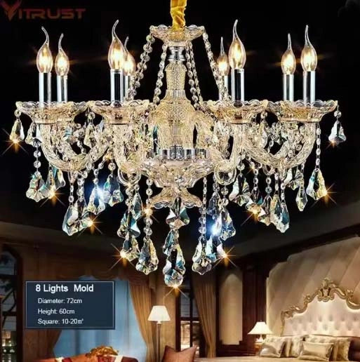 Zynella Italian K9 Candlestick Chandelier