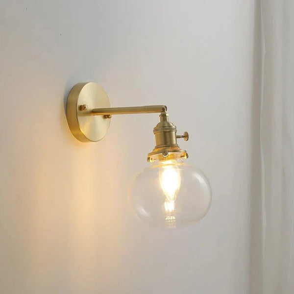 Orla Antique Glass Wall Lamp