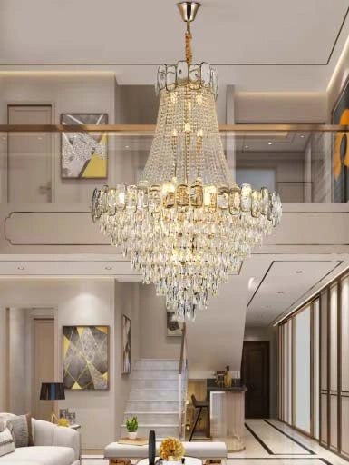 Mirova Modern Crystal Chandelier