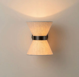 Wabi Sabi Fabric Shade Stylish Modern  Luxury Gold Frame Light Fitting