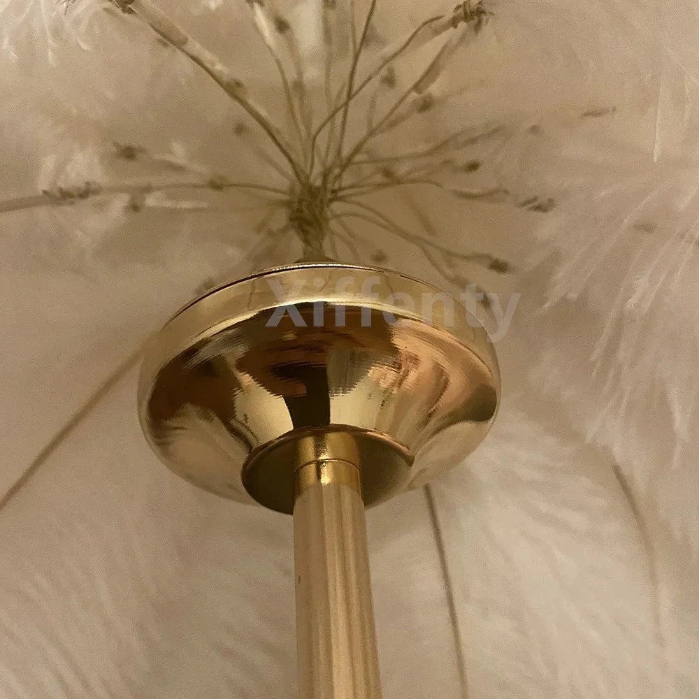 Luxury LED Feather Lamp