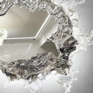 Water Splash LED Mirror Refined Modern  Sleek Linear Suspension Light