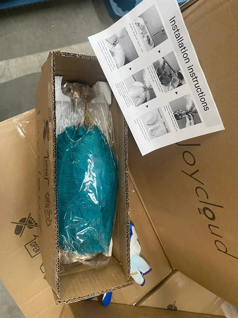 Luxury LED Feather Lamp