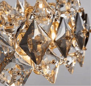 The Royal Ritz Chandelier Premium Modern  Luxury Gold Frame Light Fitting