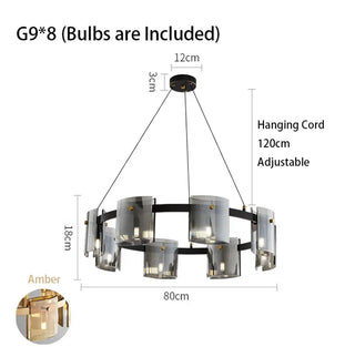 Houdini Chandelier Modern  Handcrafted Artisan Ceiling Light