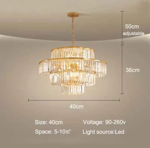 Mina Crystal Chandelier