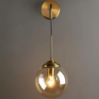 Eclipse Glass Wall Lamp Modern  Contemporary Crystal Statement Fixture
