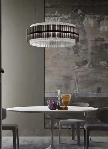 Mia Glass Modern Chandelier
