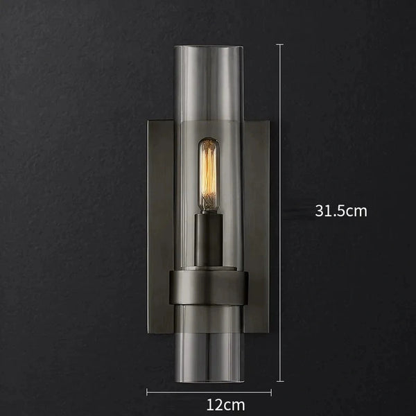 Obsidian Flame Wall Sconce