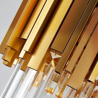 Elizabeth Crystal Pendants Modern  Opulent Multi-Tier Crystal Chandelier
