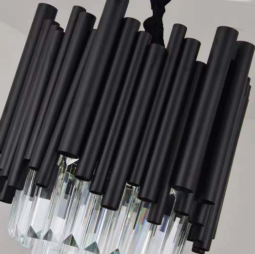 Maximus Crystal Black Pendant
