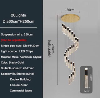 Cassandra Chandelier Modern  Ultra Slim LED Panel Lighting