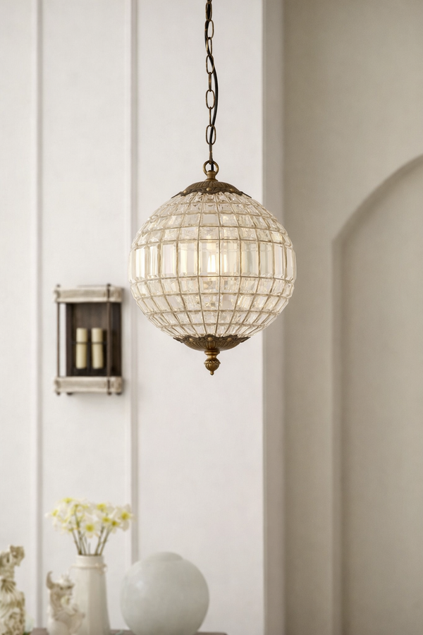 Clarion Crystal Orb Chandelier