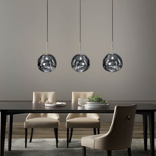 Zynella Luna Resin Pendants  (Set of 2) Premium Modern  Vintage Brass Accent Lighting