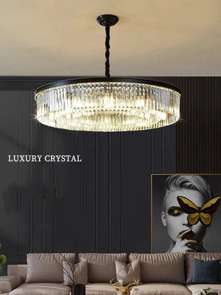 Helena Crystal Pendant Modern  Rustic Industrial Hanging Lamp