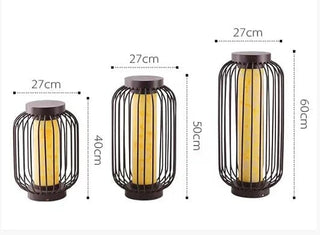 Zynella Cage Waterproof Lamps Modern  Vintage Brass Accent Lighting