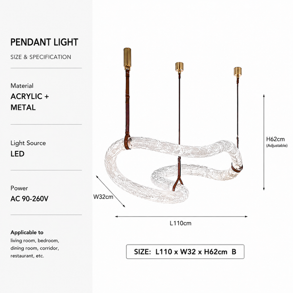 Zynella Alabaster Marble Pendant Chandelier