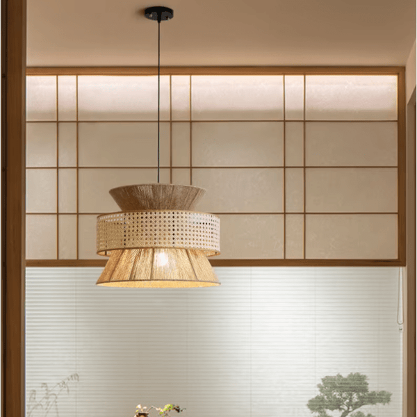 Zynella Hemp Rope  Wabi Sabi  Chandelier